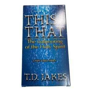 T.D. Jakes This Is That Outpouring‎ of the Holy Spirit 3-Tape Video Series